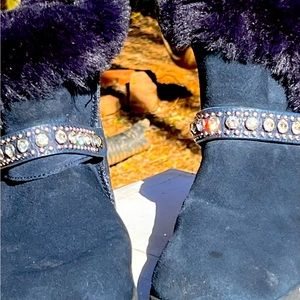 Suede Canyon River Blues ankle boots